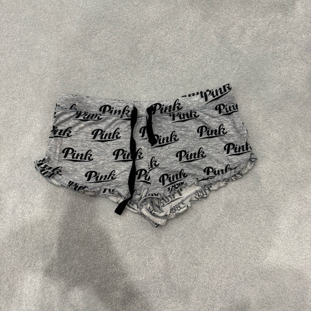 PINK Victoria's Secret Heather Gray Lounge Shorts
